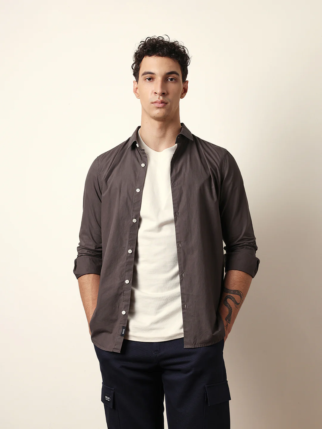 Men Modern Fit Casual Shirt - Image 3