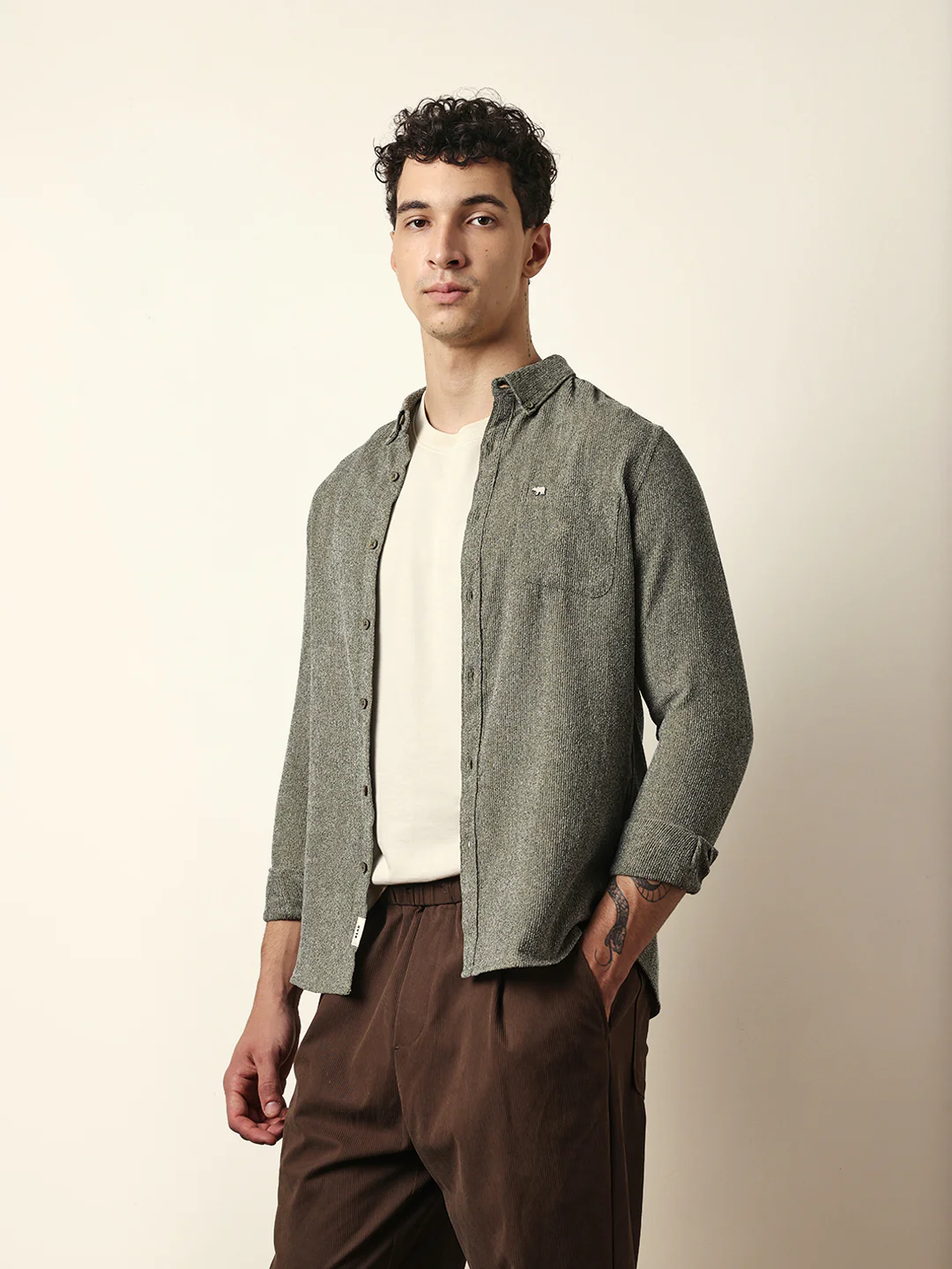 Men Modern Fit Casual Shirt - Image 4