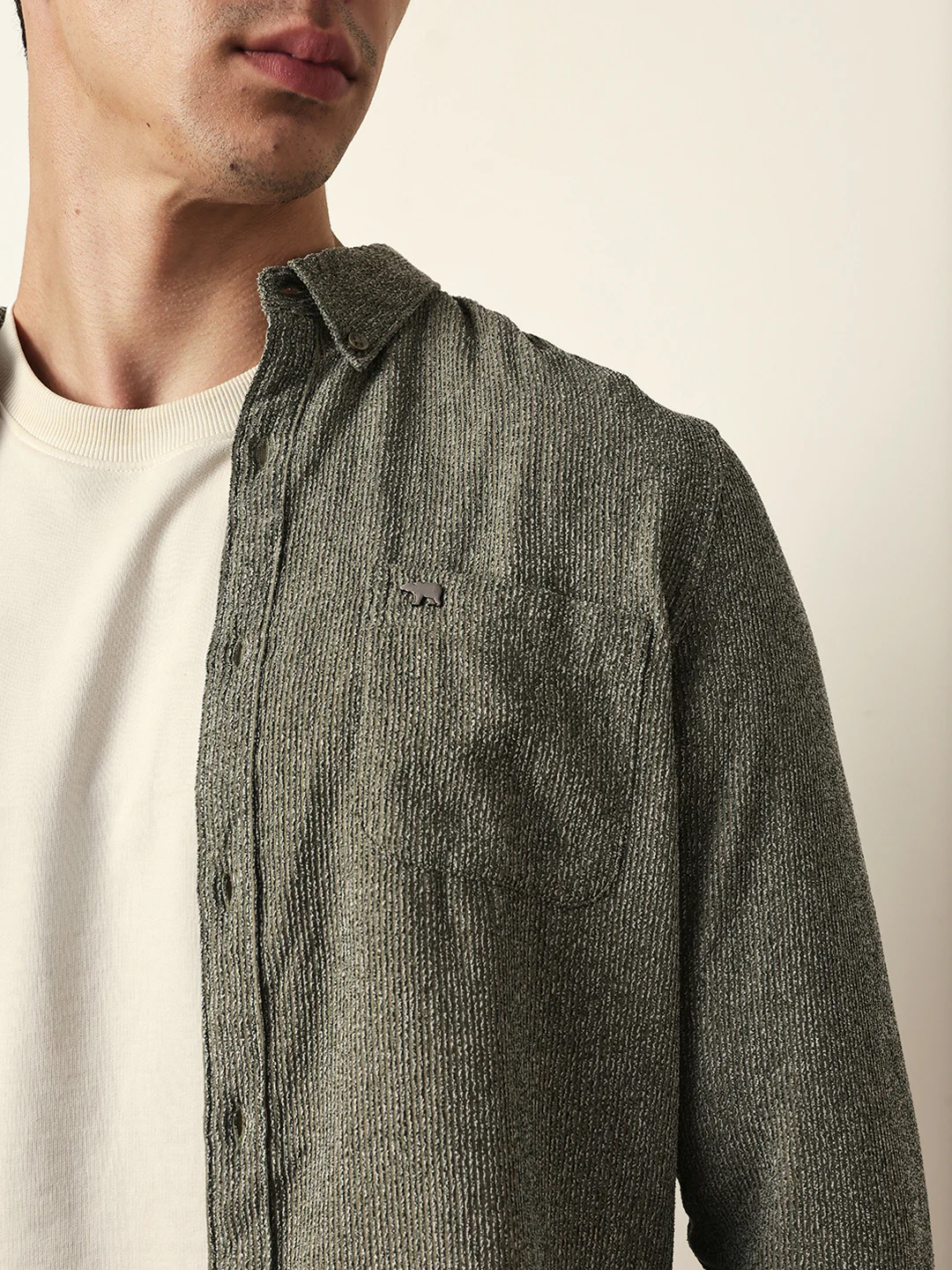 Men Modern Fit Casual Shirt - Image 6