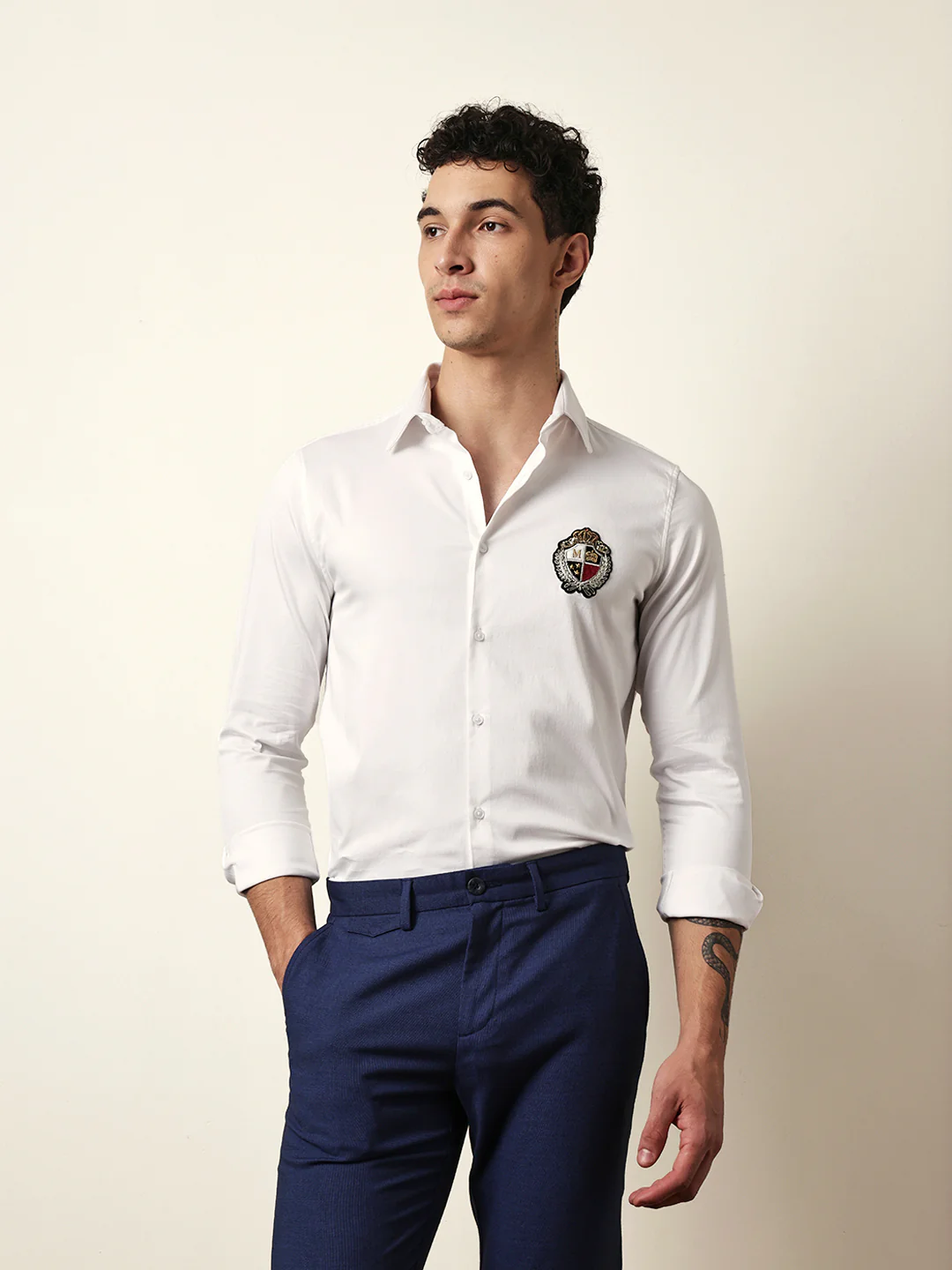 Men Modern Fit Casual Shirt - Image 3