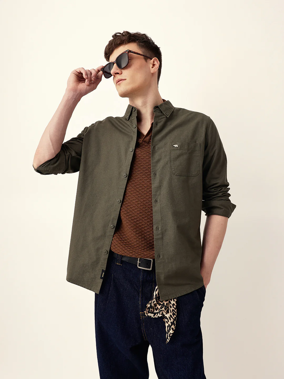 Men Modern Fit Casual Shirt - Image 2