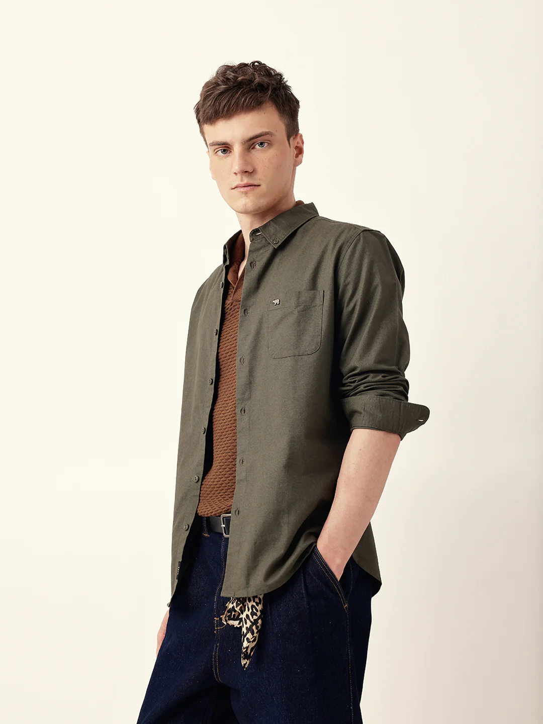 Men Modern Fit Casual Shirt - Image 5