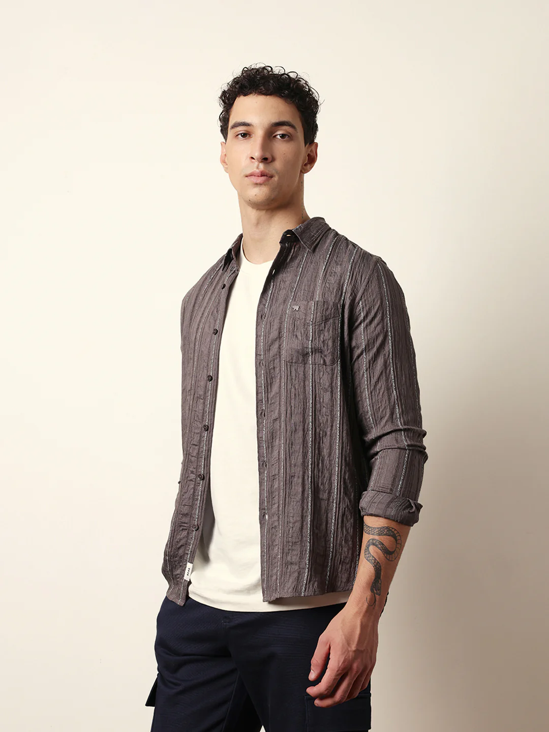 Men Modern Fit Casual Shirt - Image 4