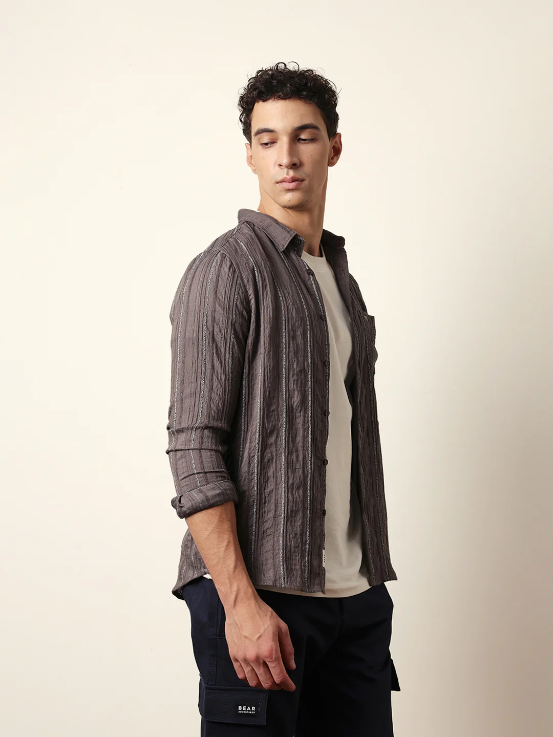 Men Modern Fit Casual Shirt - Image 5