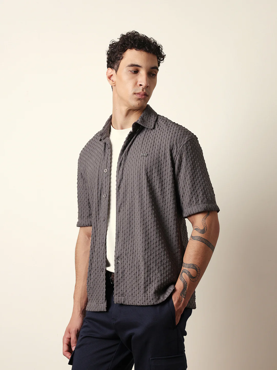Men Modern Fit Casual Shirt - Image 4