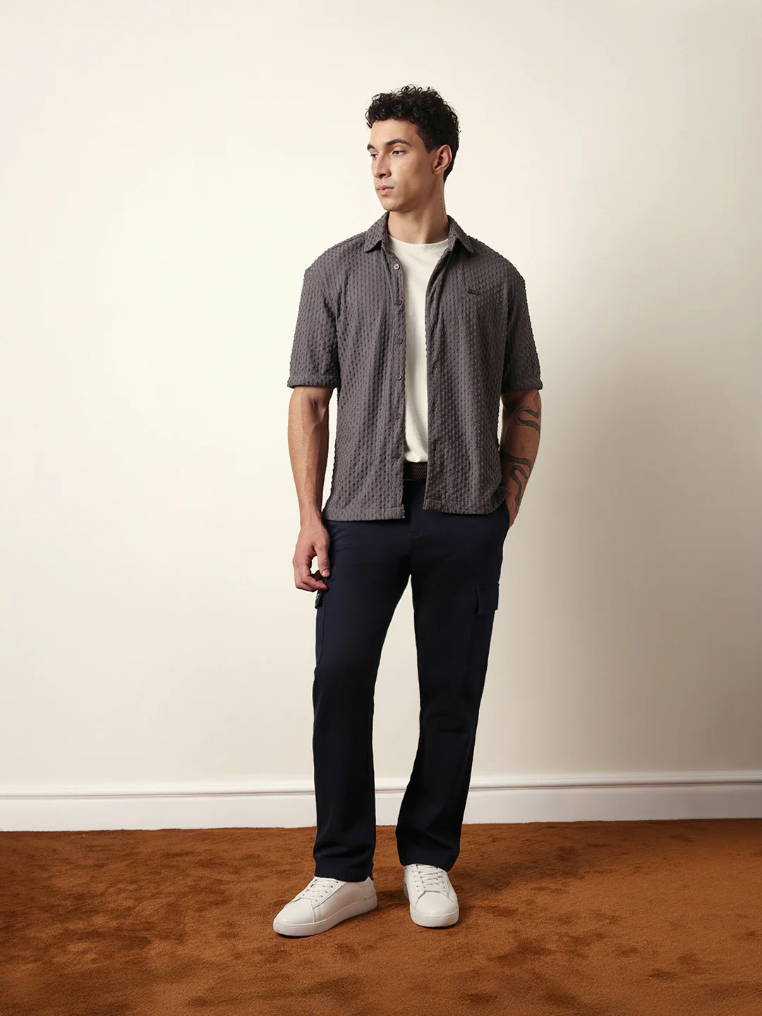 Men Modern Fit Casual Shirt - Image 8