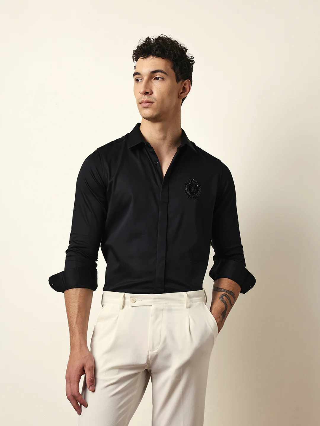 Men Modern Fit Casual Shirt - Image 3