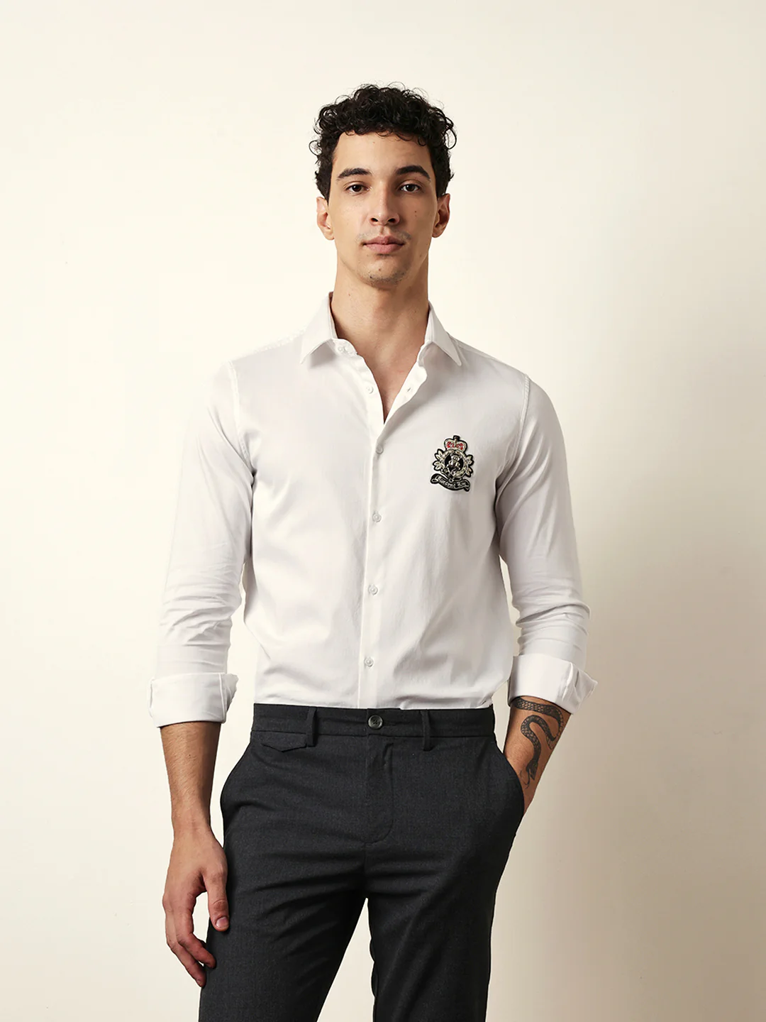 Men Modern Fit Casual Shirt - Image 3