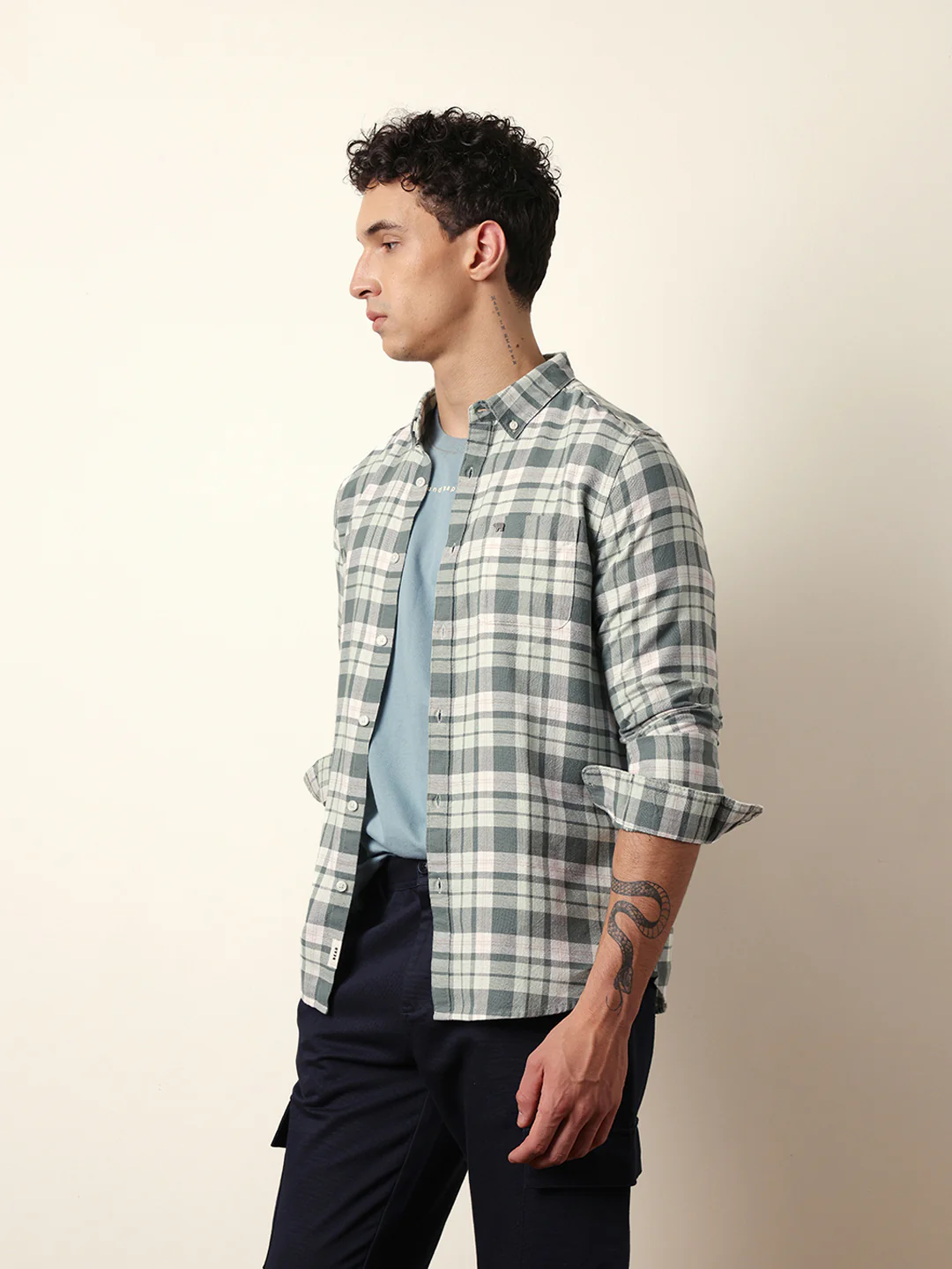 Men Modern Fit Casual Shirt - Image 4