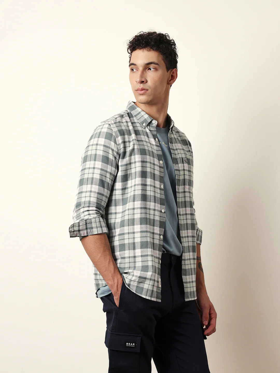 Men Modern Fit Casual Shirt - Image 5