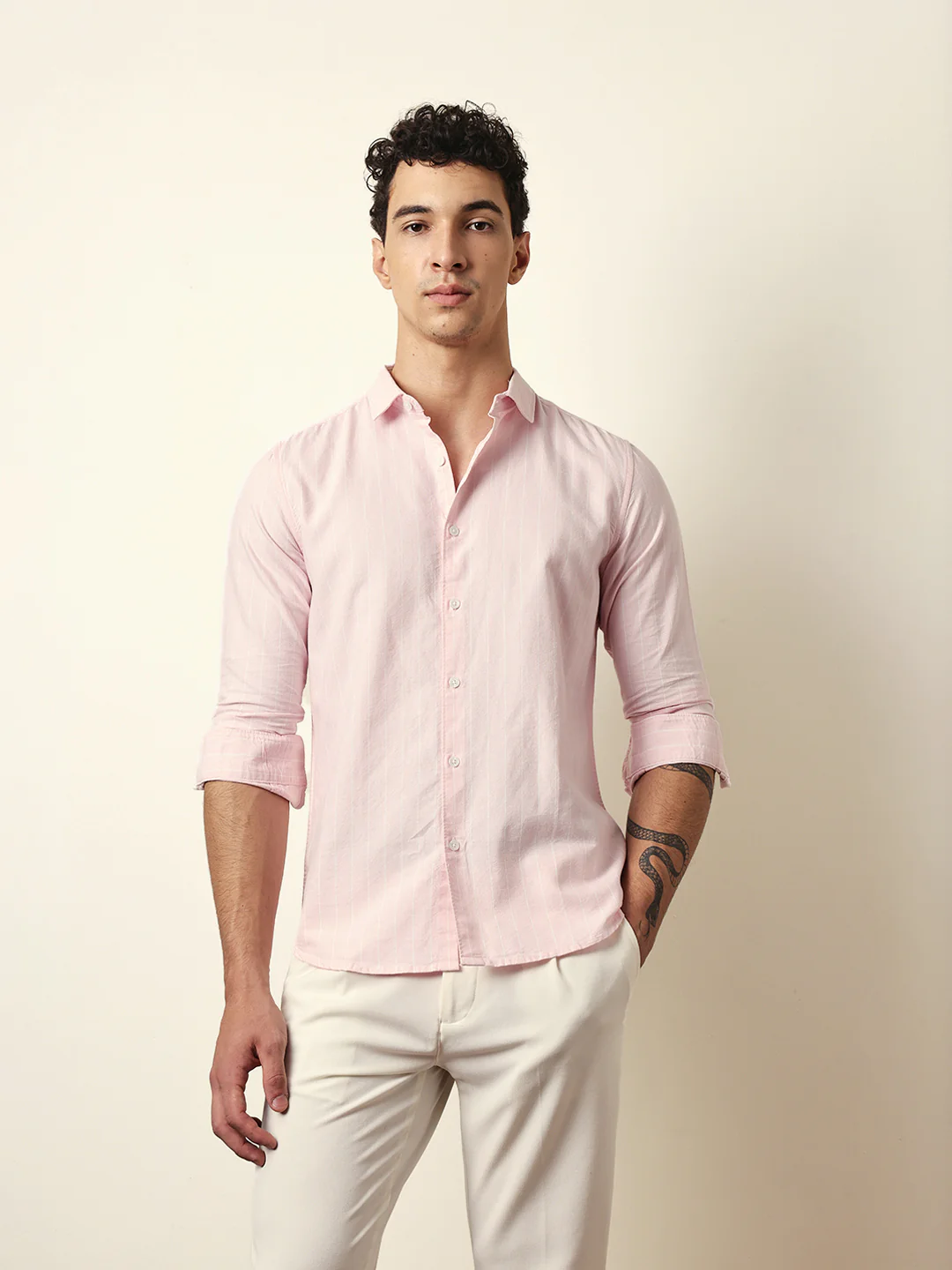 Men Modern Fit Casual Shirt - Image 3