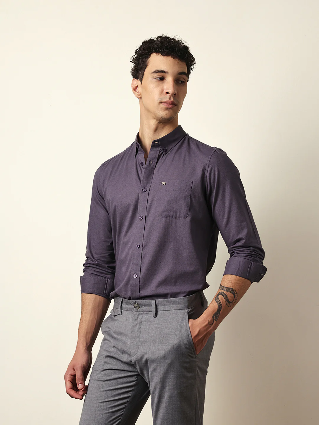 Men Modern Fit Casual Shirt - Image 4