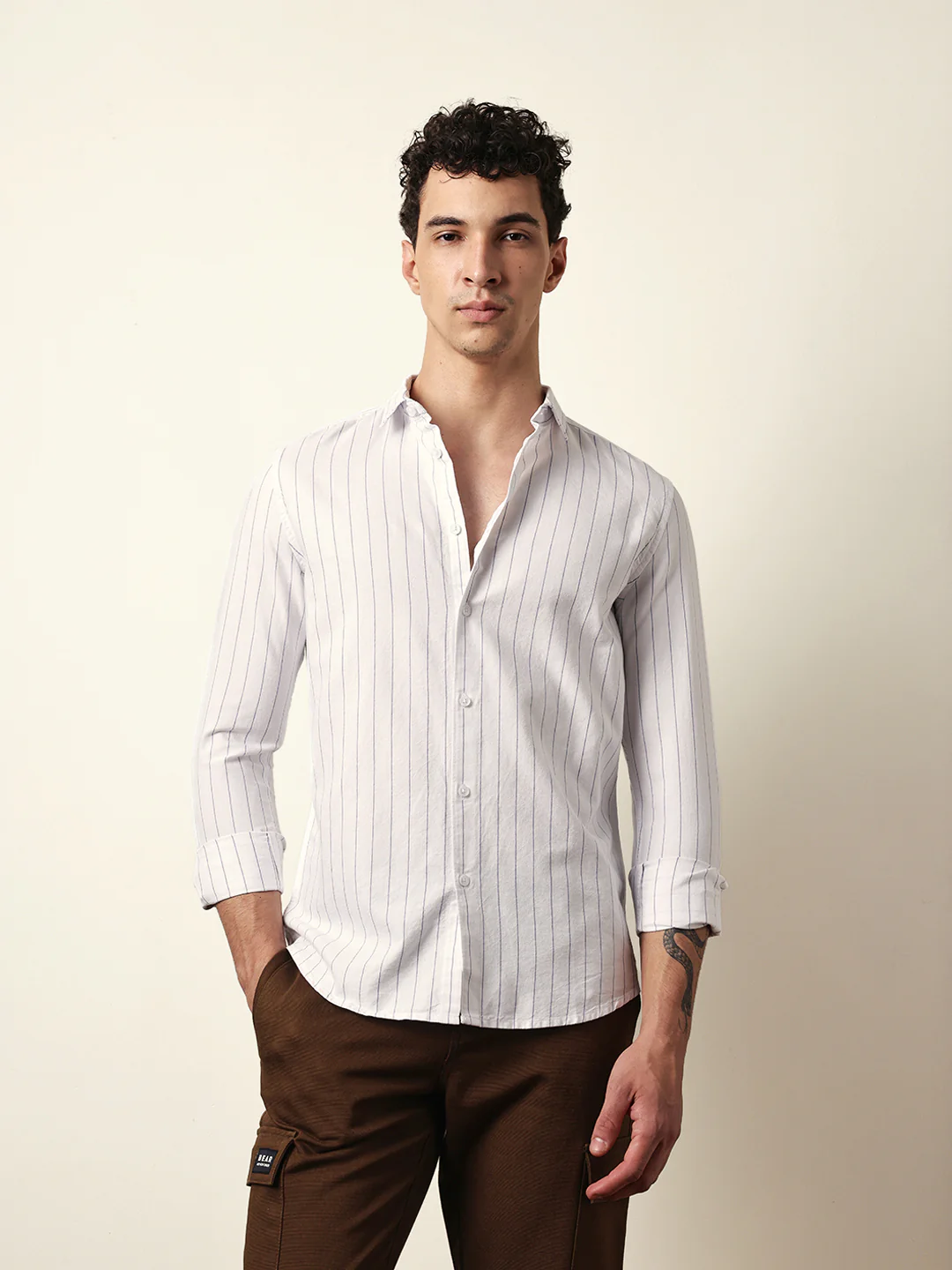 Men Modern Fit Casual Shirt - Image 3