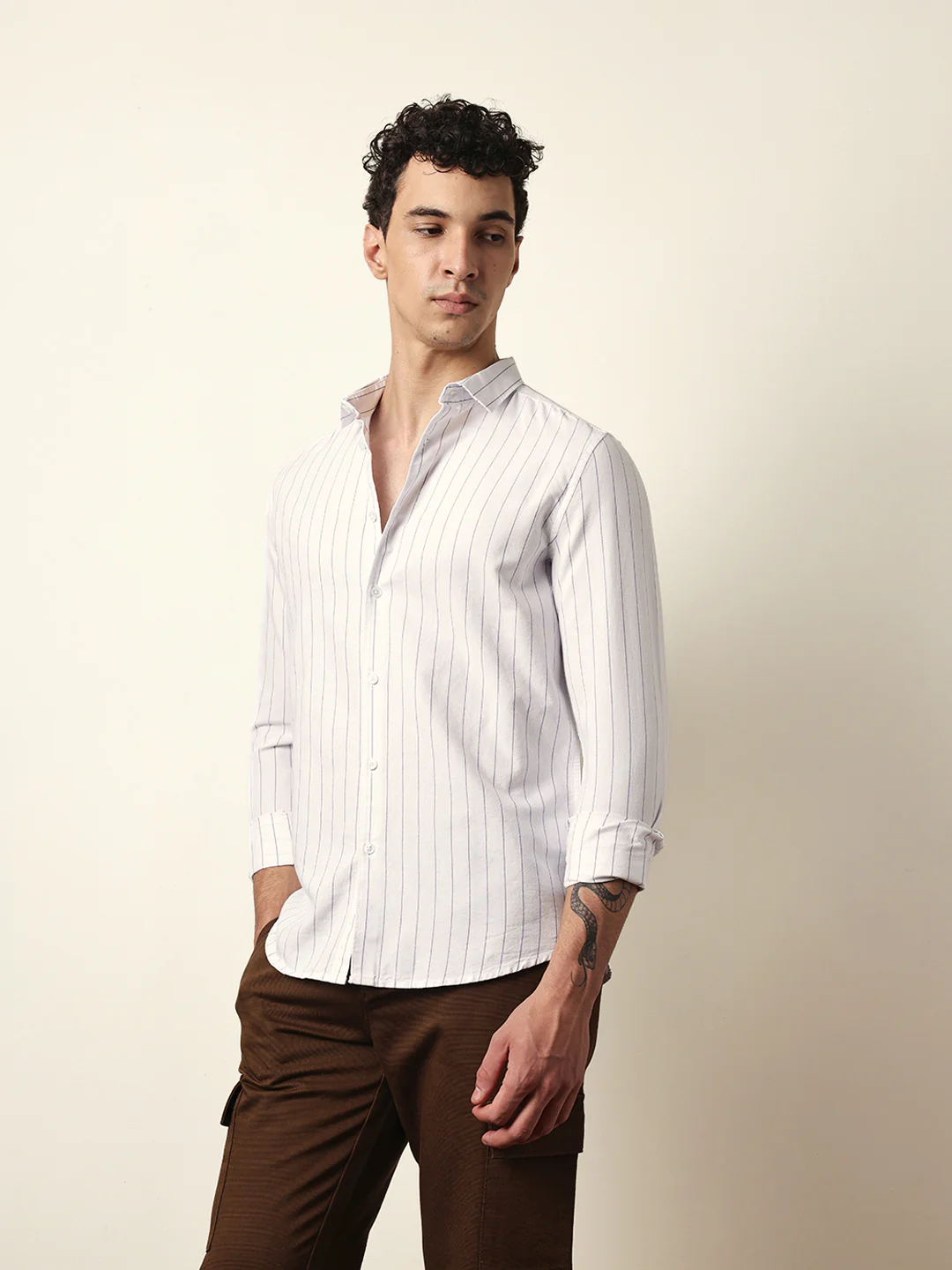 Men Modern Fit Casual Shirt - Image 4