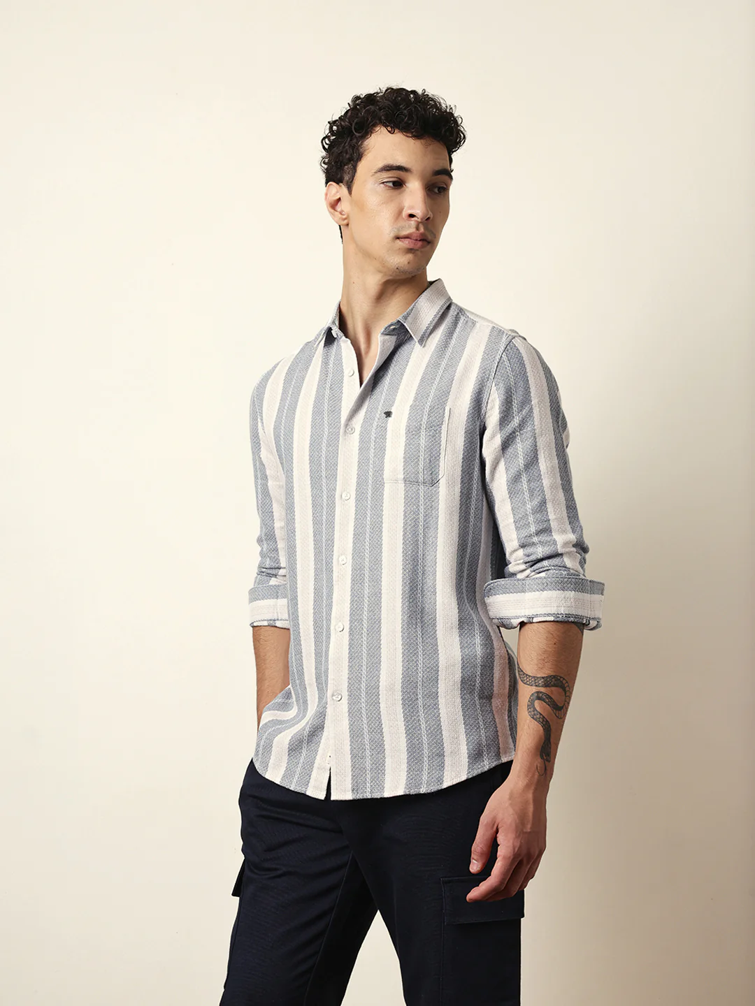 Men Modern Fit Casual Shirt - Image 4