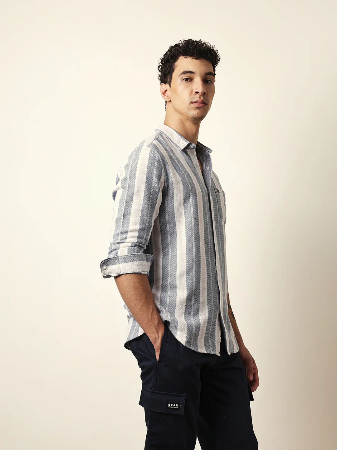 Men Modern Fit Casual Shirt - Image 5
