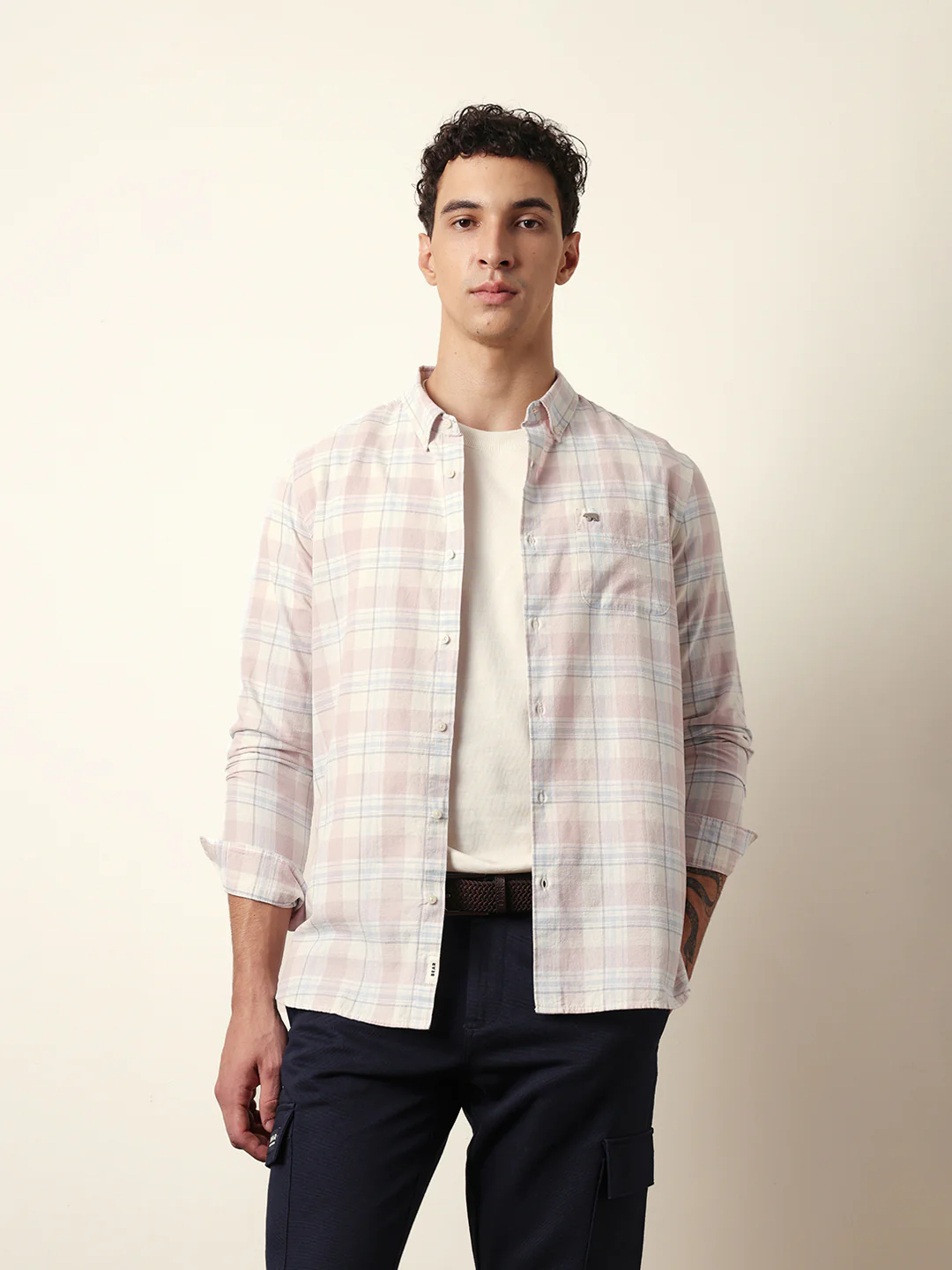 Men Modern Fit Casual Shirt - Image 3