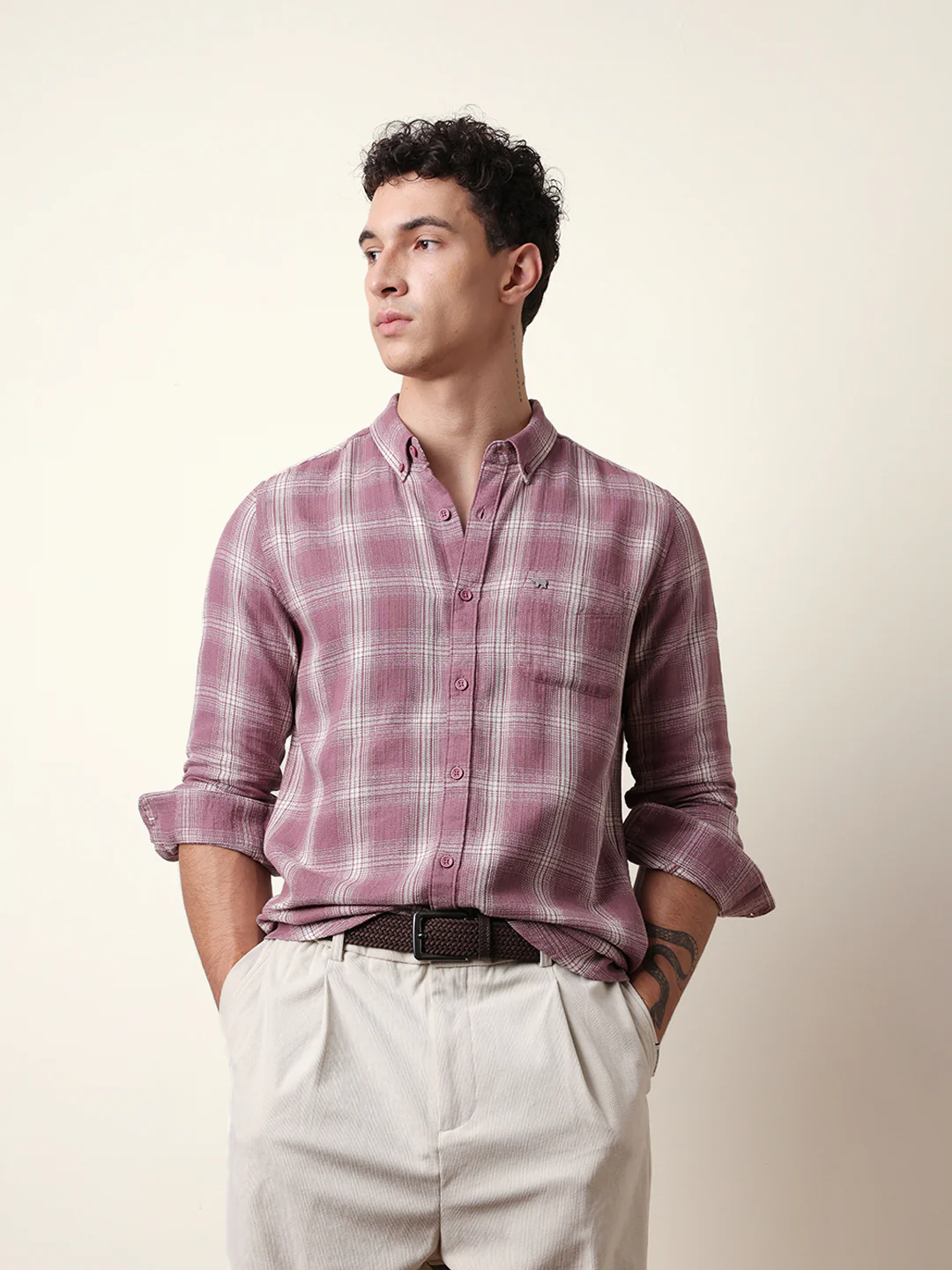 Men Modern Fit Casual Shirt - Image 3