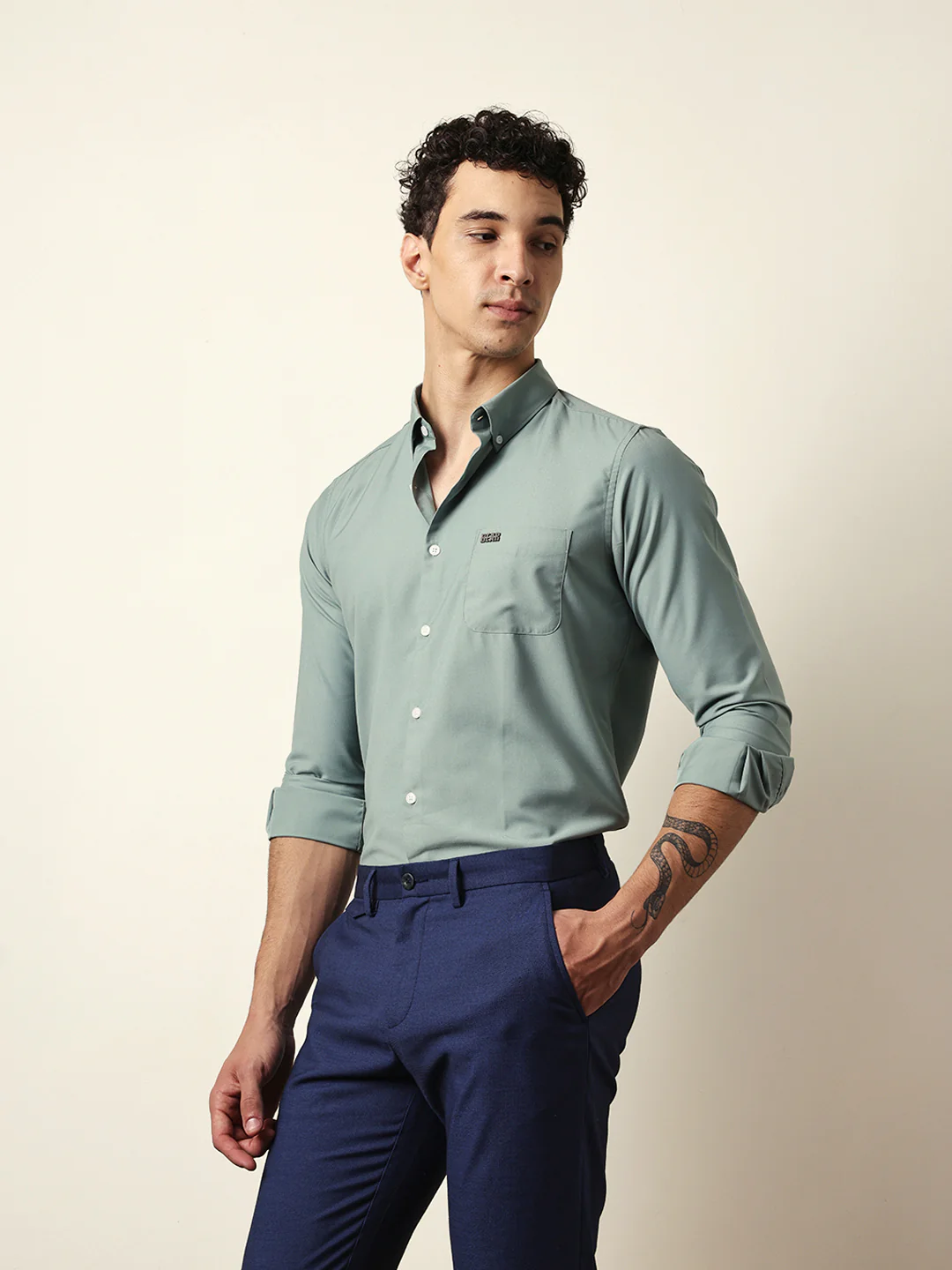 Men Modern Fit Casual Shirt - Image 4