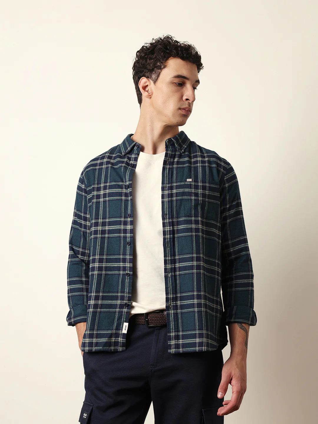 Men Modern Fit Casual Shirt - Image 3