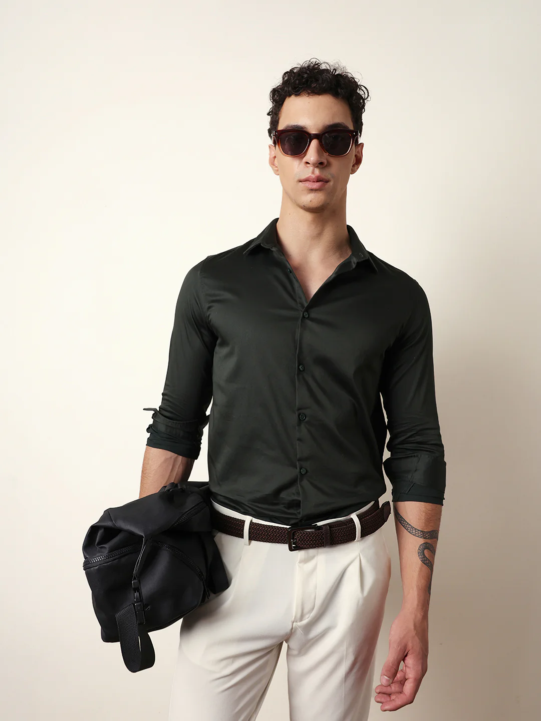 Men Modern Fit Casual Shirt