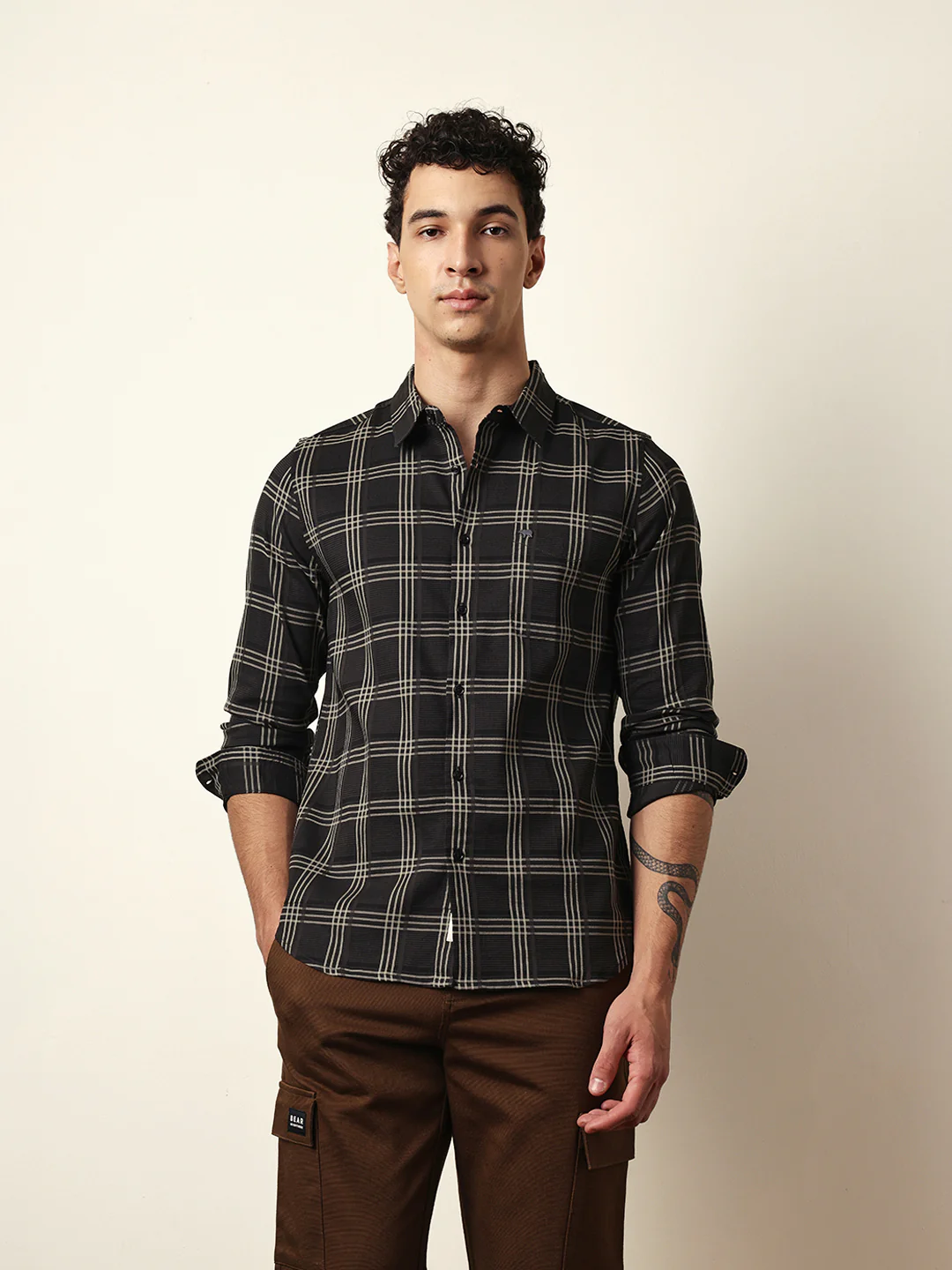 Men Modern Fit Casual Shirt - Image 3