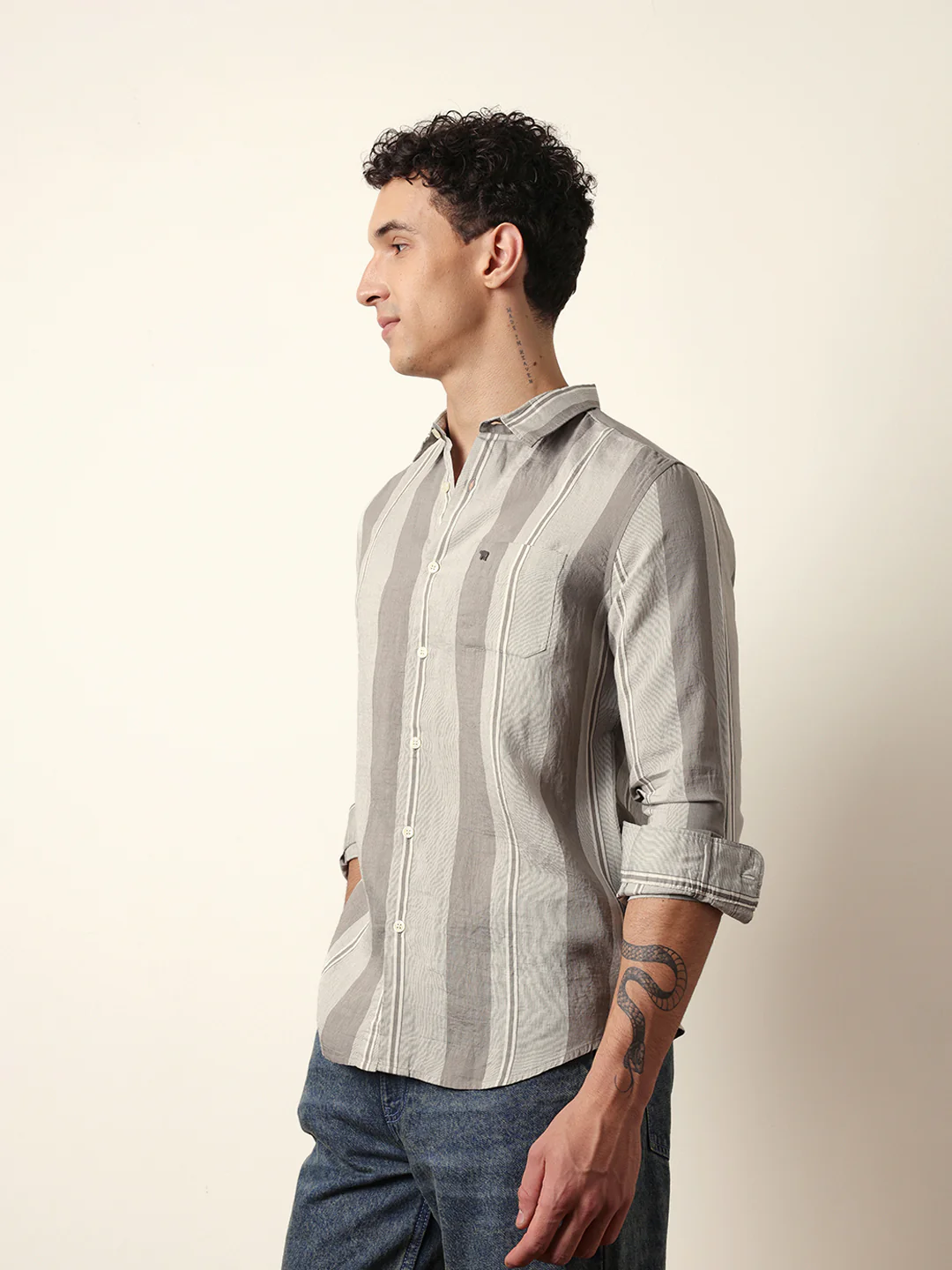 Men Modern Fit Casual Shirt - Image 4