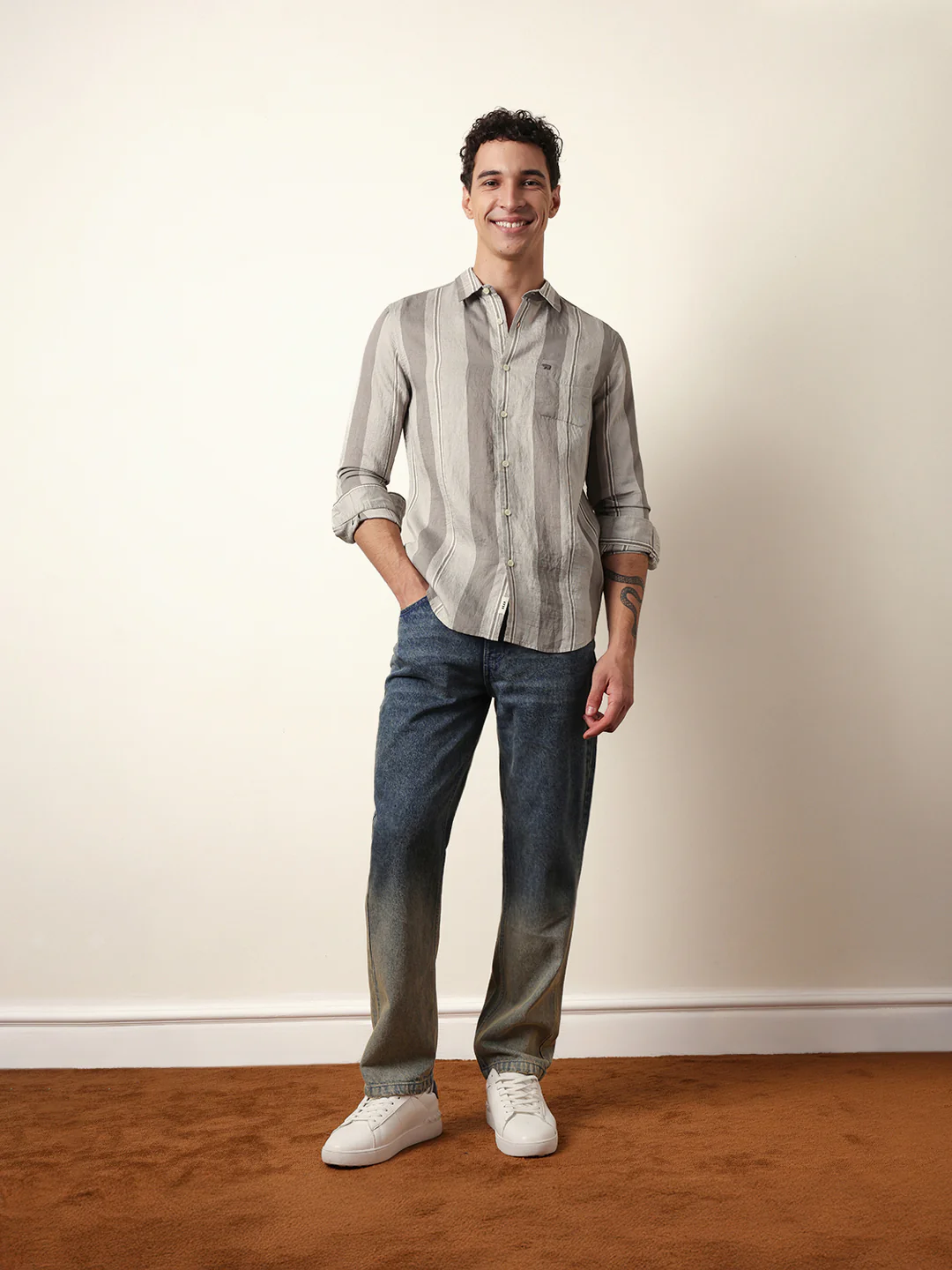 Men Modern Fit Casual Shirt - Image 8