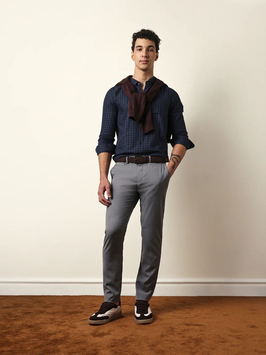 Men Modern Fit Casual Shirt - Image 2