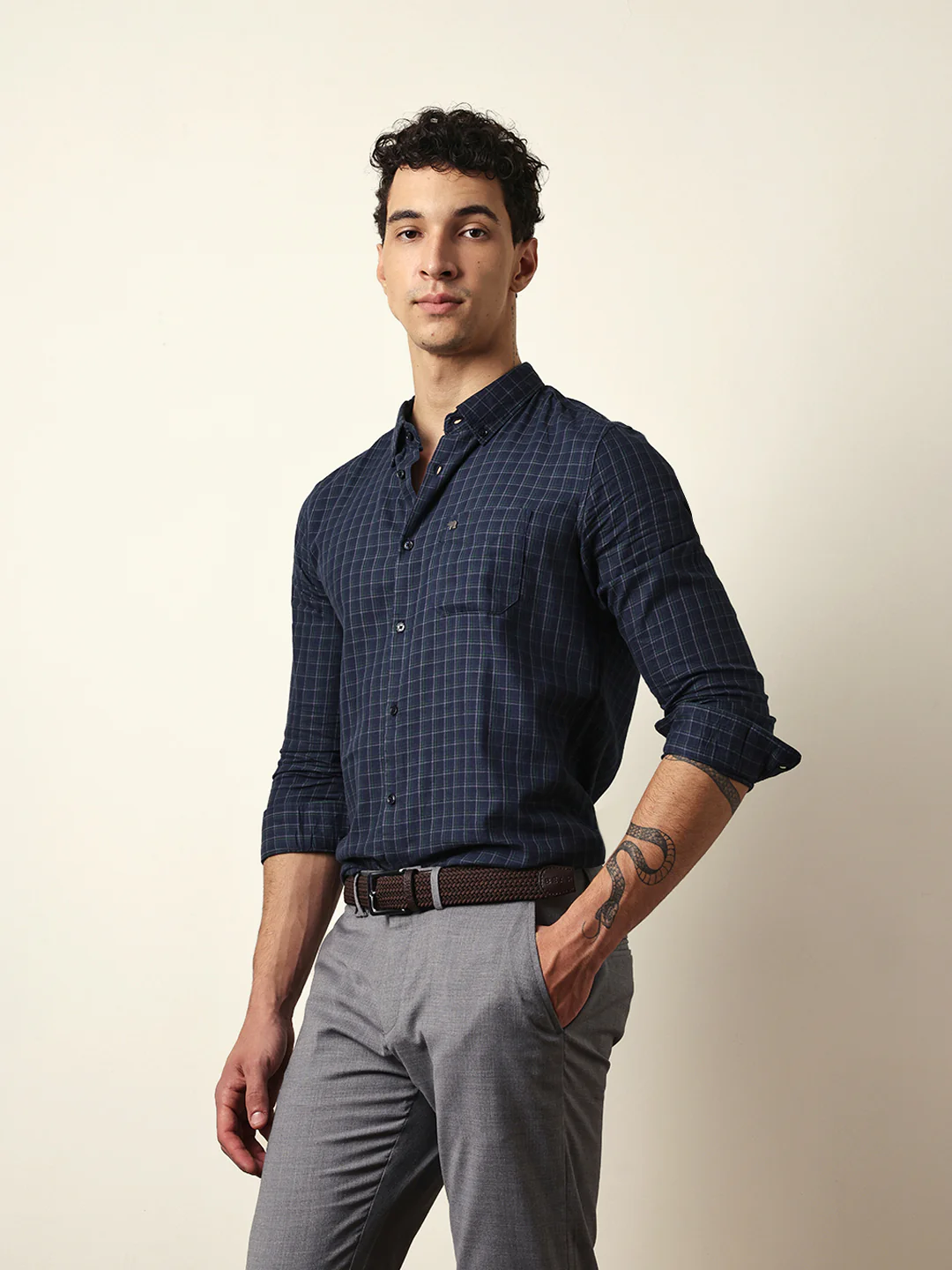 Men Modern Fit Casual Shirt - Image 4