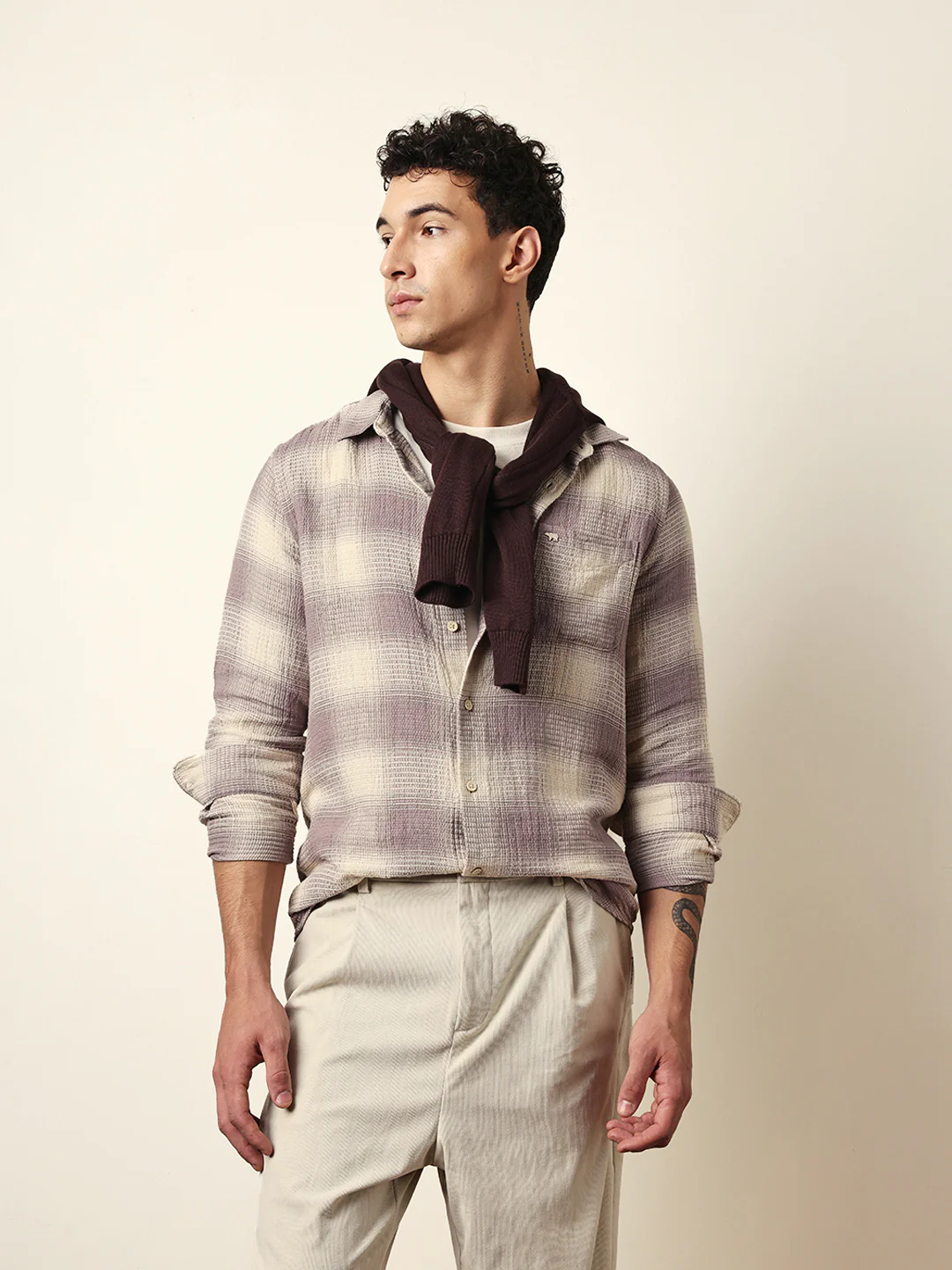 Men Modern Fit Casual Shirt - Image 2