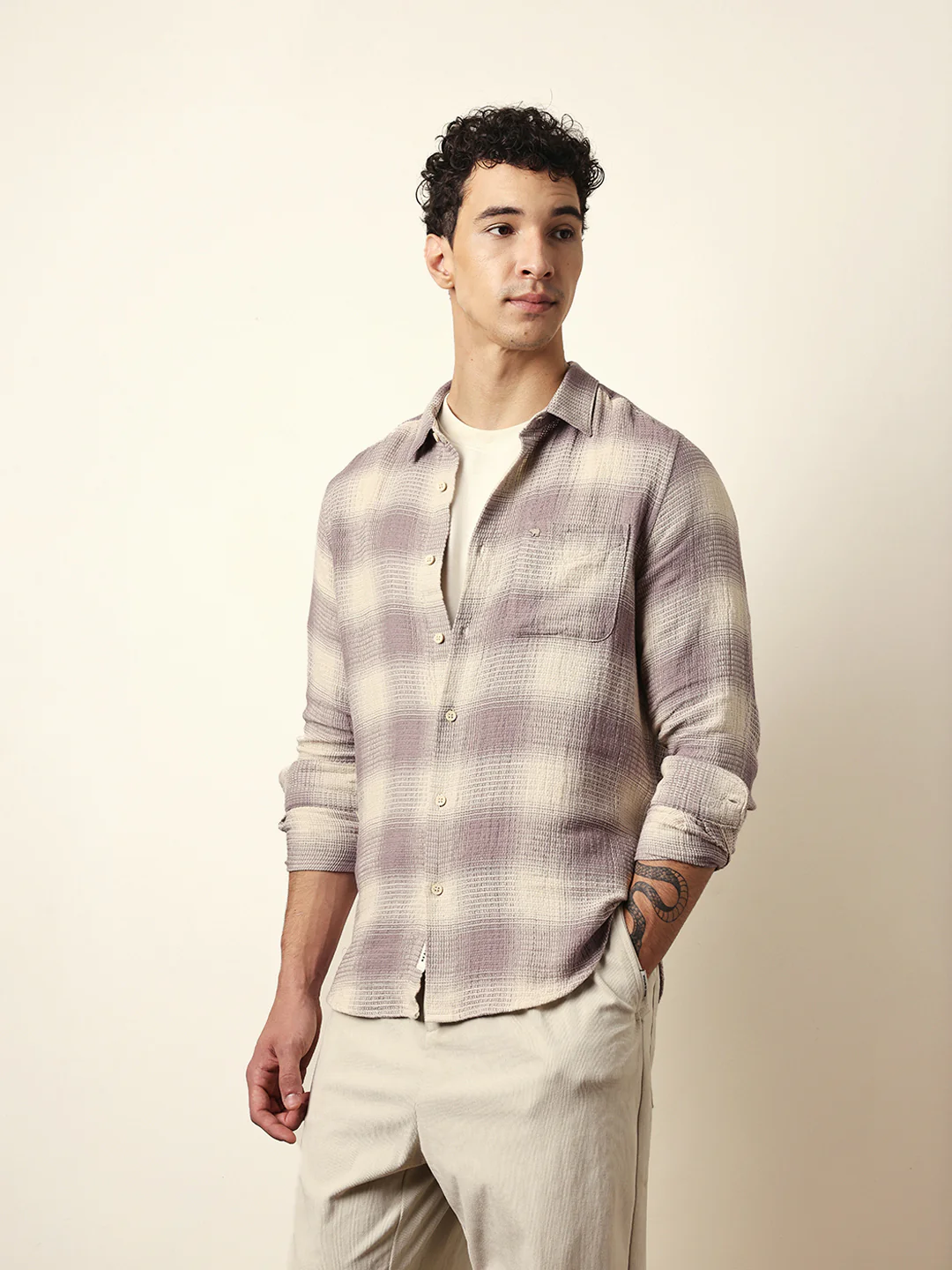 Men Modern Fit Casual Shirt - Image 5