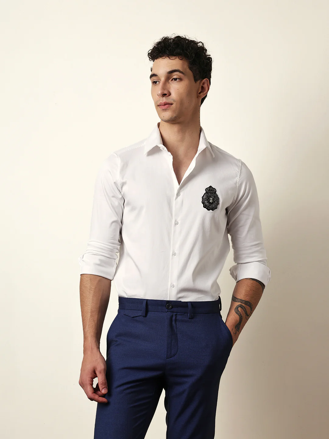 Men Modern Fit Casual Shirt - Image 3