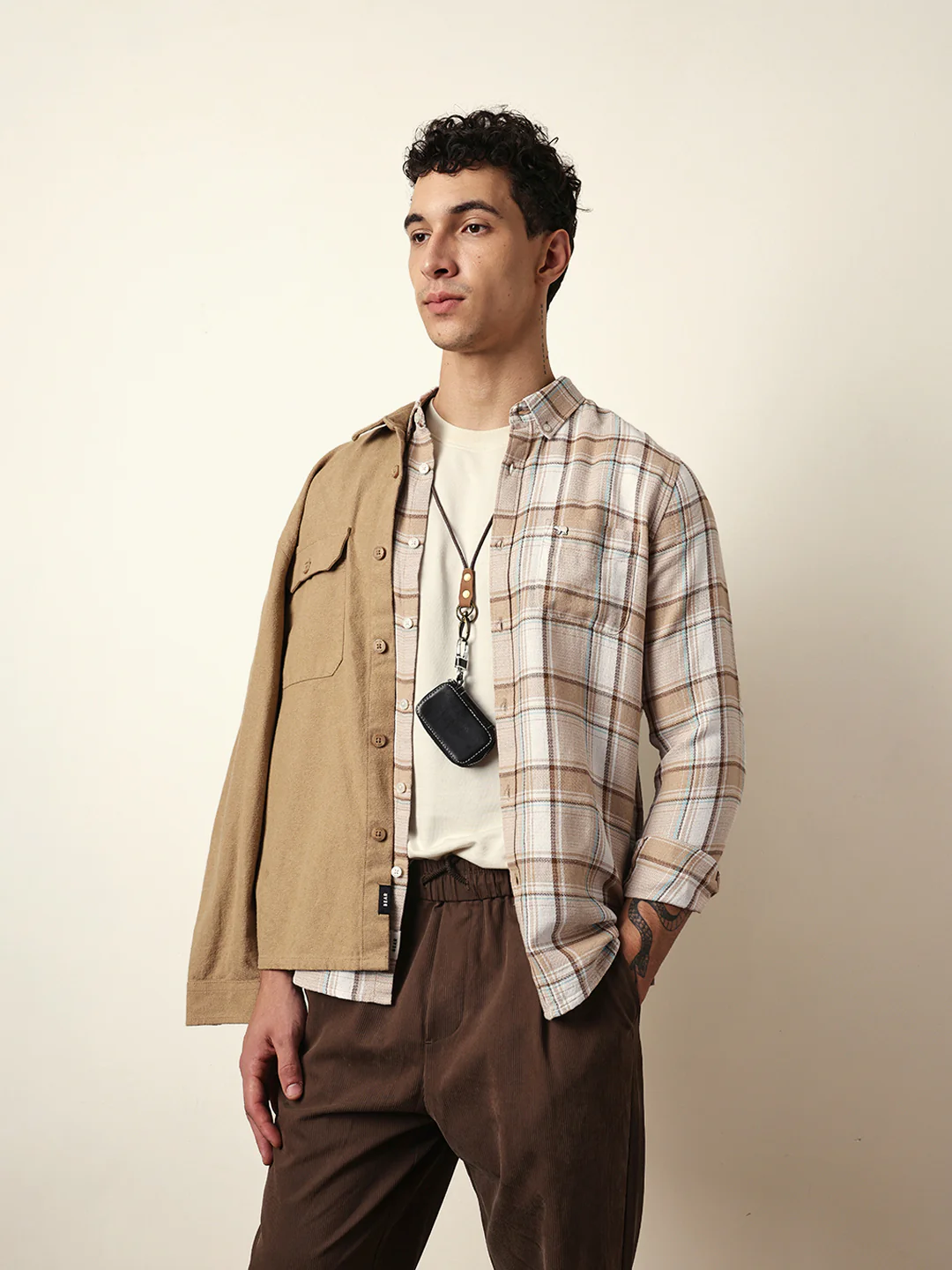 Men Modern Fit Casual Shirt