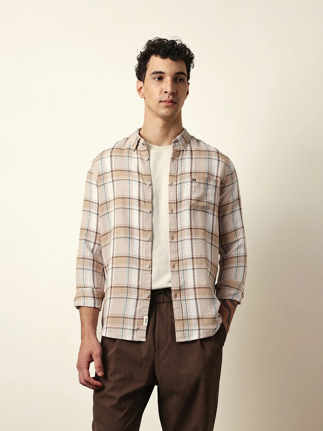 Men Modern Fit Casual Shirt - Image 3