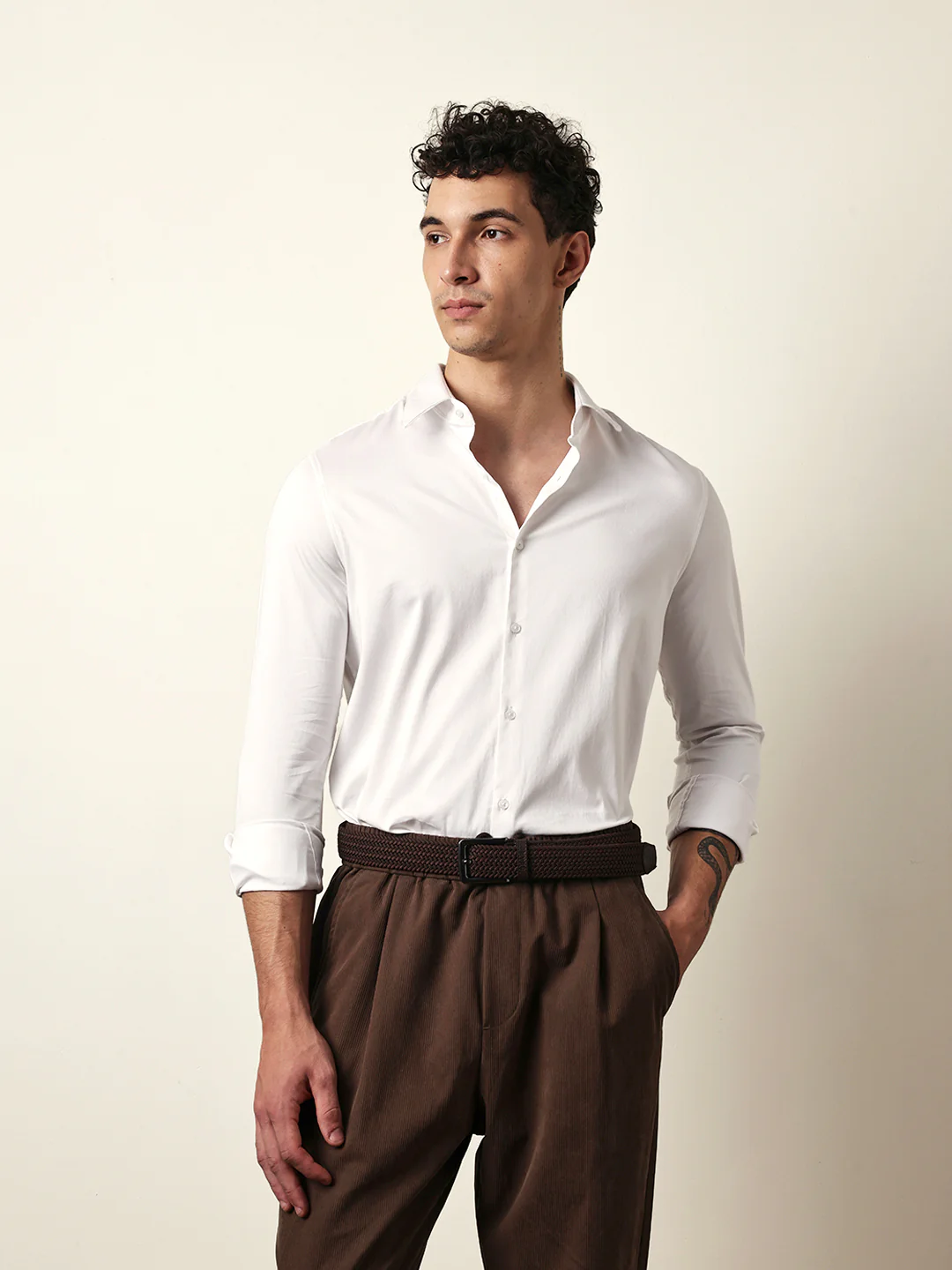 Men Modern Fit Casual Shirt - Image 3