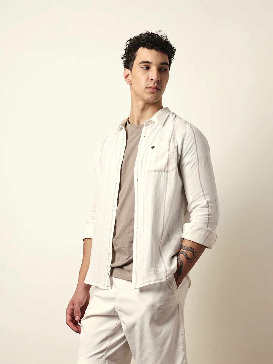 Men Modern Fit Casual Shirt - Image 4