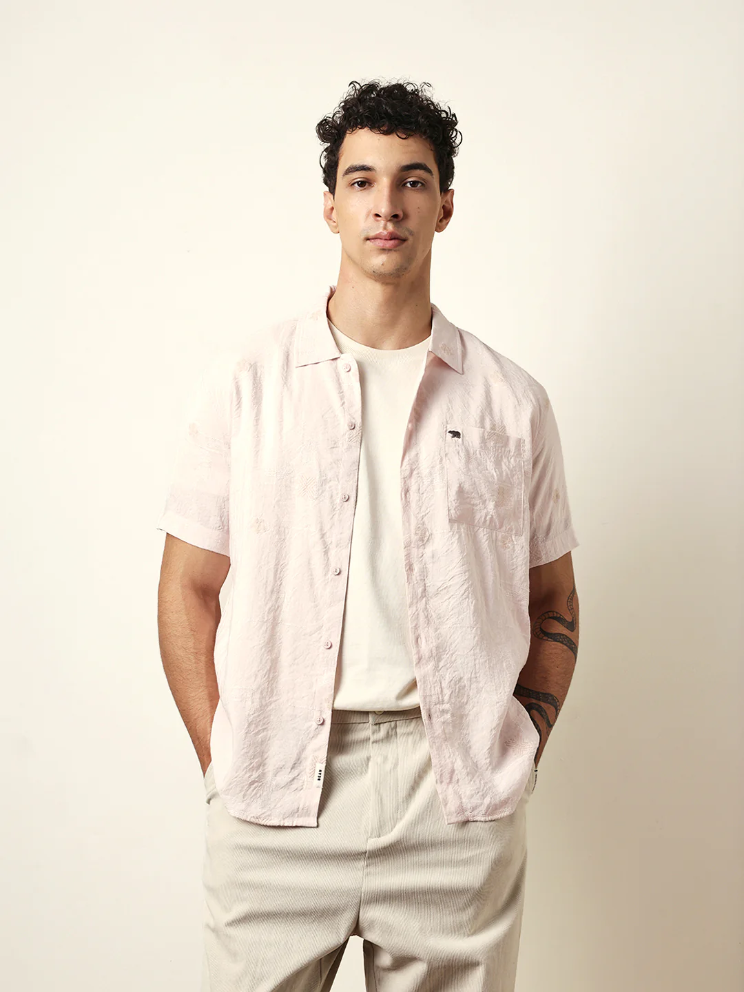 Men Modern Fit Casual Shirt - Image 3