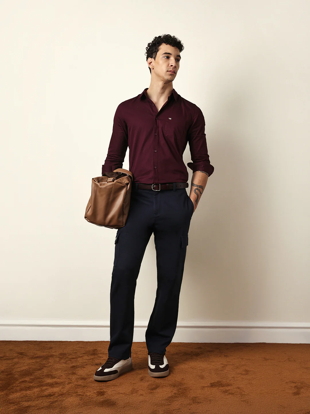 Men Modern Fit Casual Shirt - Image 2