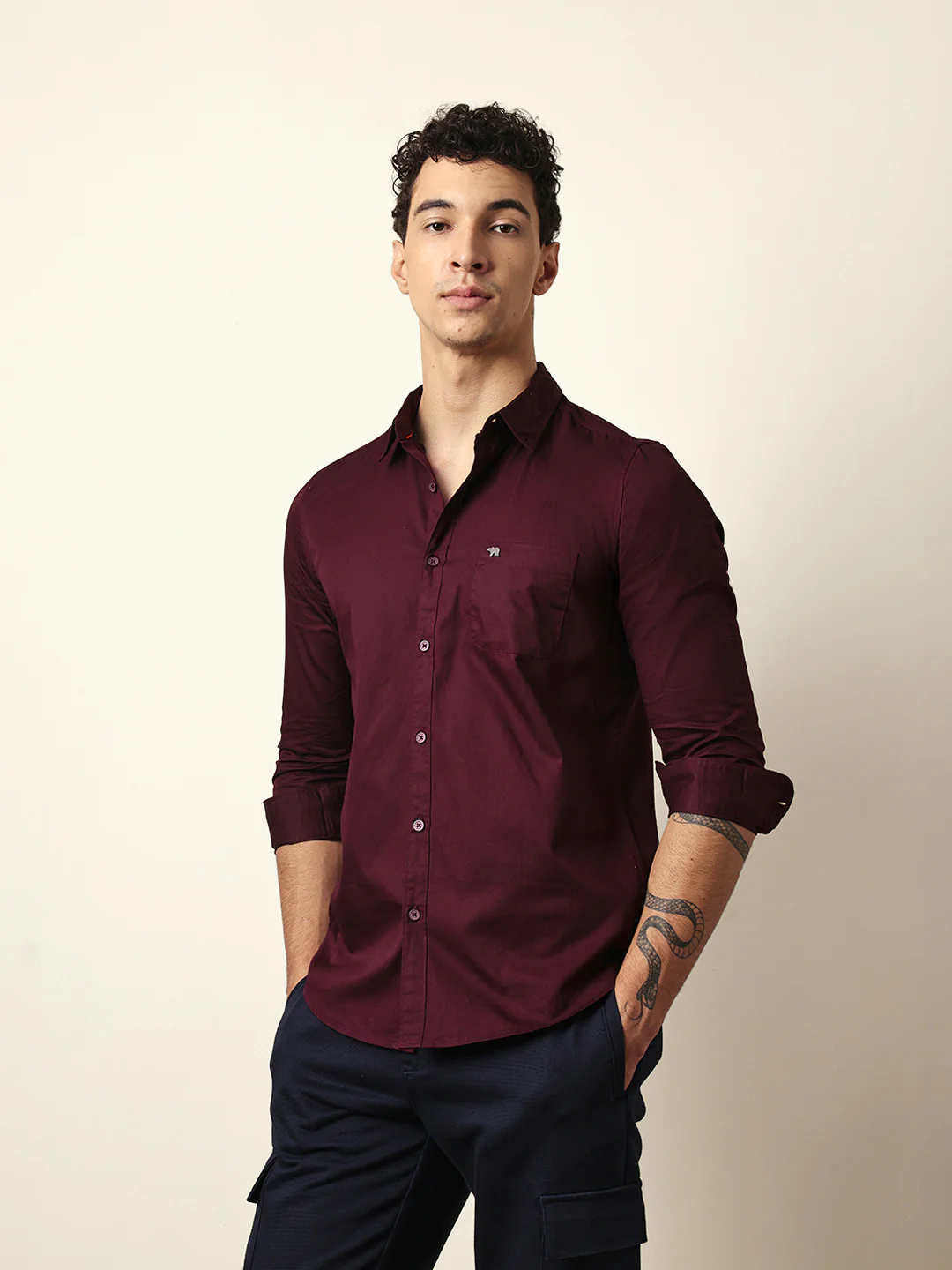 Men Modern Fit Casual Shirt - Image 4