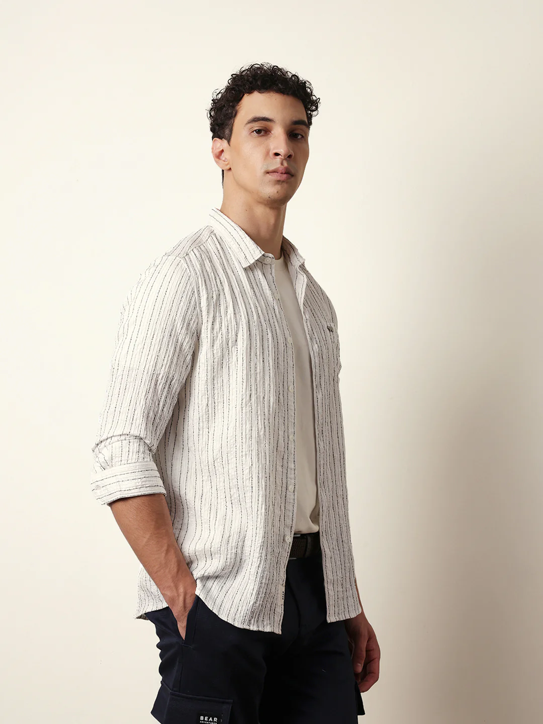 Men Modern Fit Casual Shirt - Image 5