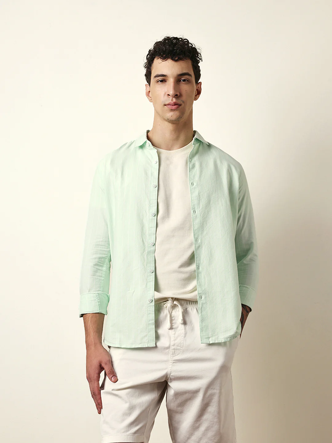 Men Modern Fit Casual Shirt - Image 3