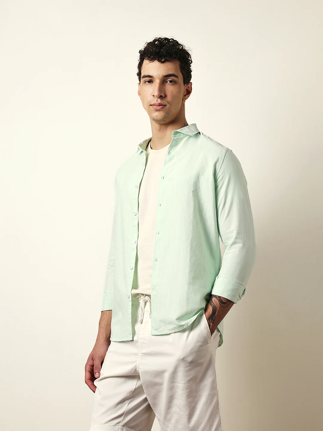 Men Modern Fit Casual Shirt - Image 4