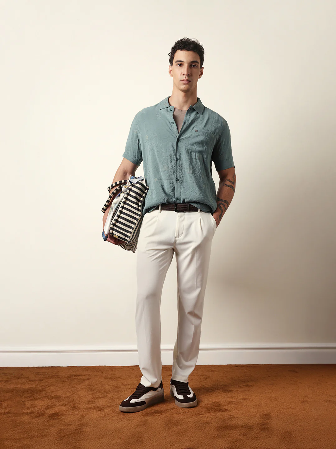 Men Modern Fit Casual Shirt - Image 2
