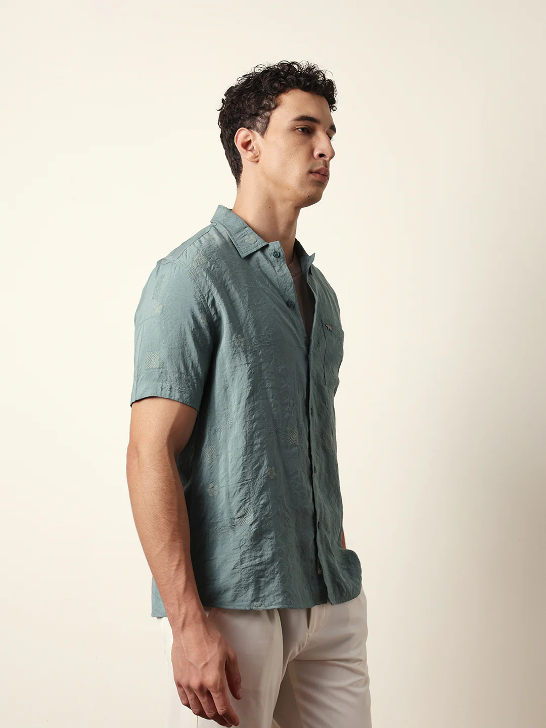 Men Modern Fit Casual Shirt - Image 5