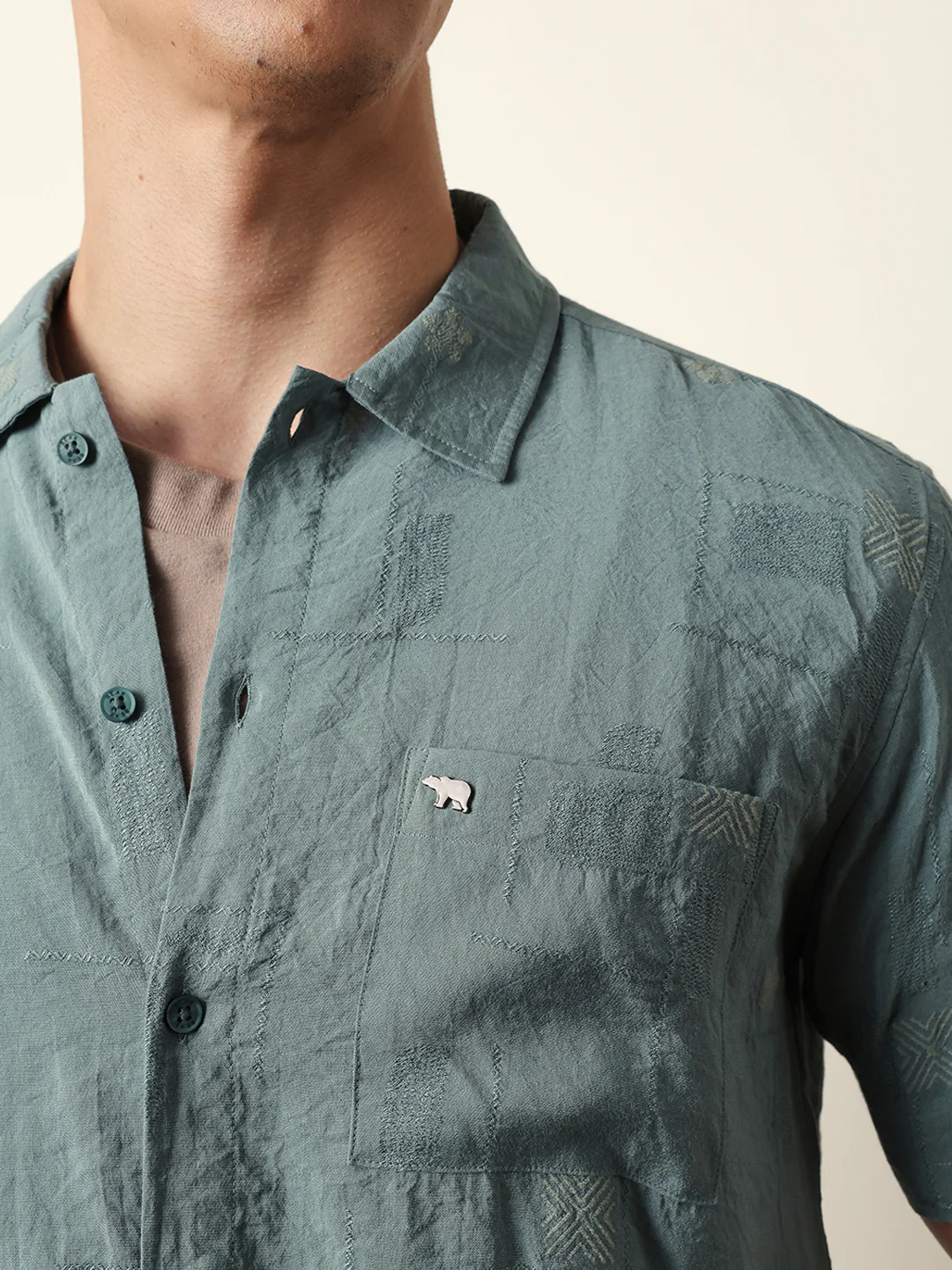 Men Modern Fit Casual Shirt - Image 6