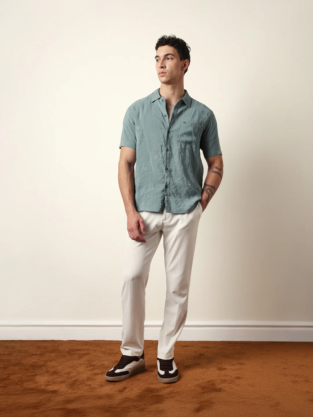 Men Modern Fit Casual Shirt - Image 8