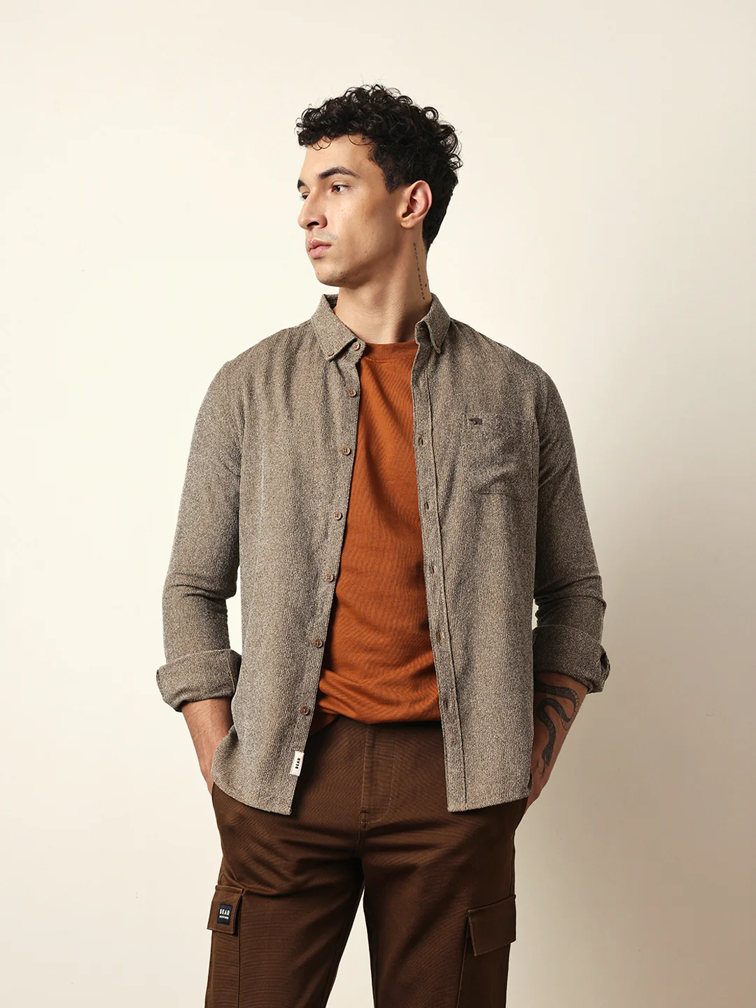 Men Modern Fit Casual Shirt - Image 4