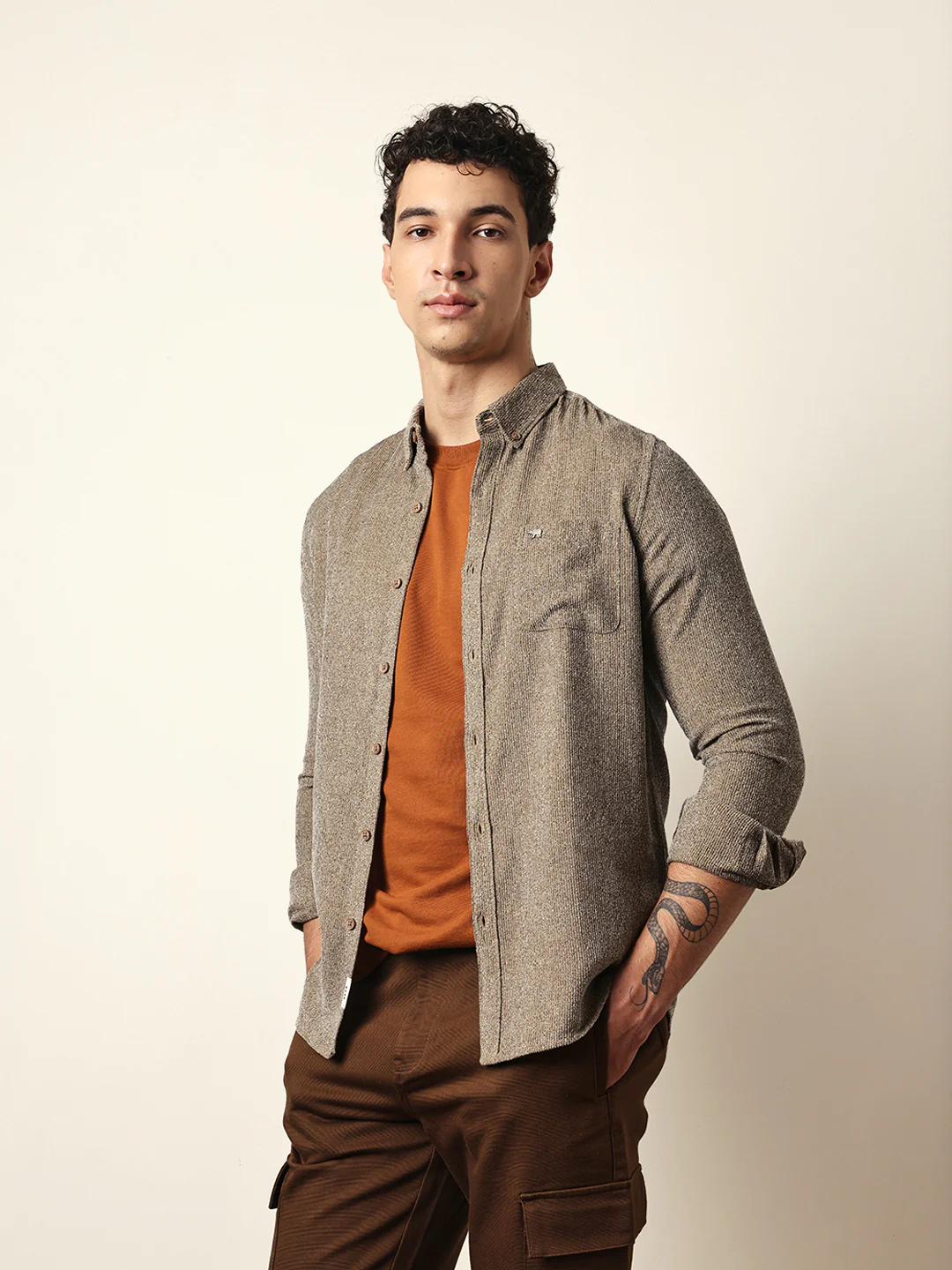 Men Modern Fit Casual Shirt - Image 5