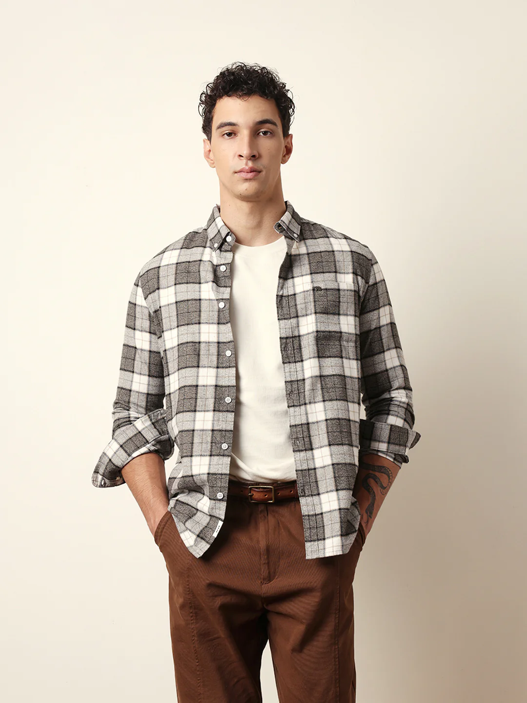 Men Modern Fit Casual Shirt - Image 3